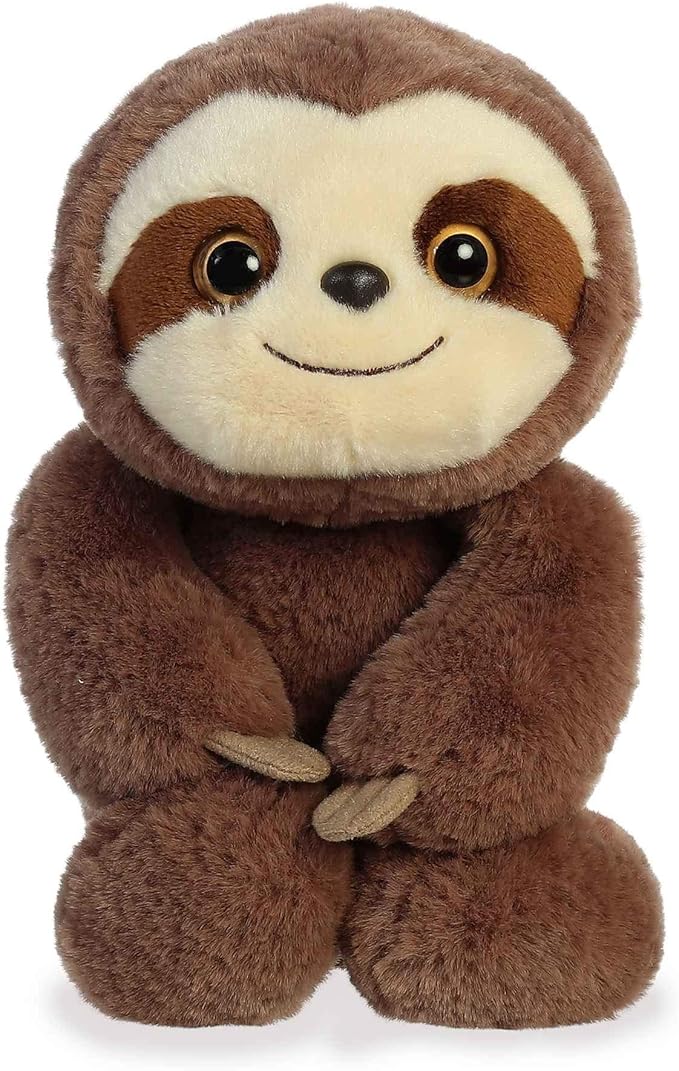 Aurora® Adorable Flopsie™ Smiles Sloth™ Stuffed Animal - Used to Create Imaginative Play Adventures - Perfect for Birthdays, Kids and Adults, All Ages - Brown 12 Inches