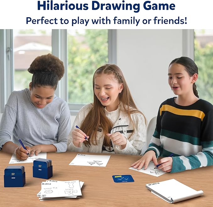 Skillmatics Card & Board Game - It Can't Be, Fast-paced Fun, Hilarious Drawing Game, Perfect For Families, Parties, and Game Nights, Race to Doodle, Gifts for Kids, Teens, Adults Ages 7, 8, 9, 10 & Up