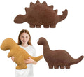Andywoo Dino Nuggets Chicken Pillow Plush, Dinosaur Chocolate Pillow Stuffed Animals Plush Toy for Funny Birthday Gifts for Boy and Girl, Dinosaur Gifts for Kids Teens and Adults (3 Pack, Large)