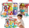 Montessori Busy Board Toys for 1 Year Old Boy, 1 Year Old Boy Birthday Gift, 54-in-1 English & Spanish Baby Busy Board Montessori Toys, Ideals 1st Birthday Gifts Boy, 1 Year Old Boy Toys Gifts