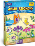 Imagimake DIY Jelly Stickers - Flower & Butterflies | Gel Window Clings | Activities for Kids Ages 3-5 | Kids Art Set | 3,4,5,6,7 Year Old Girl Birthday Gift