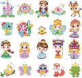 Labeol Diamond Art Kits for Kids Boys and Girls Ages 6-8-10-12 Easy to DIY Creative Diamond Art Sticker Craft by Numbers Kits for Kids and Adult Beginners (Princess)