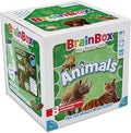 BrainBox Animals Card Game - Memory & Observation, 55 Detailed Scene Cards, Family-Friendly Trivia for Kids & Adults, Ages 8+, 1+ Players, 10 Min Playtime, Made by Green Board Games