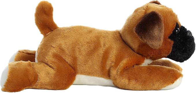 Aurora® Adorable Flopsie™ Chad Boxer™ Stuffed Animal - Used to Create Imaginative Play Adventures - Perfect for Birthdays, Kids and Adults, All Ages - Brown 13 Inches