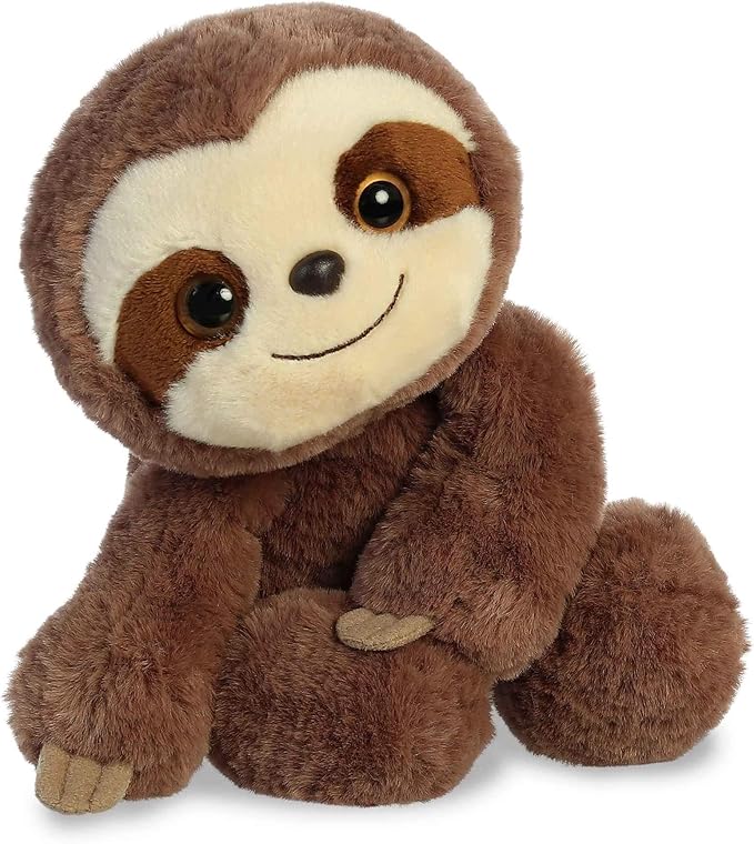 Aurora® Adorable Flopsie™ Smiles Sloth™ Stuffed Animal - Used to Create Imaginative Play Adventures - Perfect for Birthdays, Kids and Adults, All Ages - Brown 12 Inches