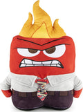 Jay Franco Disney Plush Pillow Buddy - Soft Plushie Stuffed Pillow, 14 Inches, Red - Anger