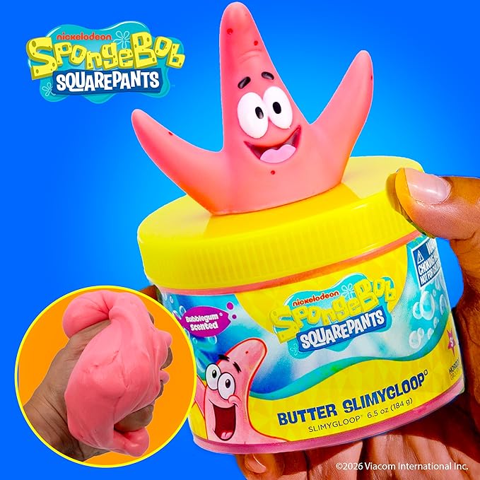 Spongebob Squarepants Patrick Butter SLIMYGLOOP, Bubblegum Scent, 6.5 oz.