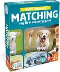 Chuckle & Roar Baby Animals Matching Memory Game for Kids Ages 3+ – Preschool Concentration Board Game for Toddlers, Cute Animal Learning Game