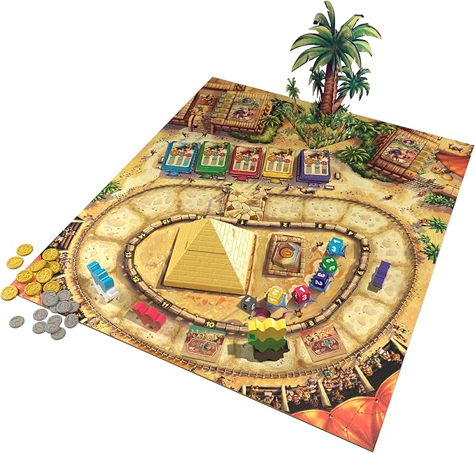 Camel Up (Second Edition) - Exciting Camel-Racing Betting Strategy Game! Fun Family Game for Kids & Adults, Ages 8+, 3-8 Players, 30-45 Minute Playtime, Made by Eggertspiele