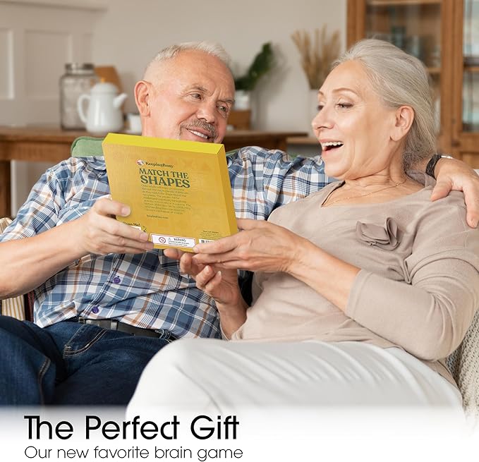 Keeping Busy Match The Shapes Brain Games for Seniors with Dementia Activities for Seniors | Alzheimers Activities for Dementia Patients Elderly Games for Older Adults Alzheimers Products for Elderly