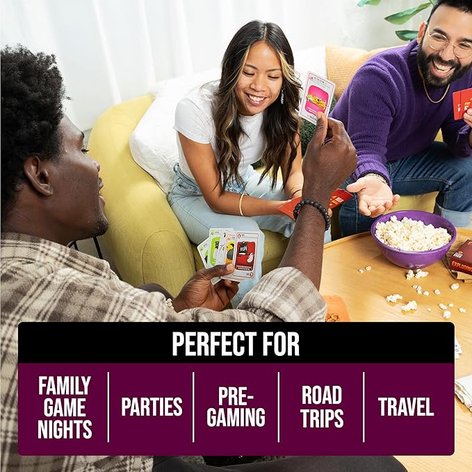 Exploding Kittens Party Pack - 2-10 Players - Ages 7+ - 15 Minutes to Play - Party & Family Card Game for Kids & Adults