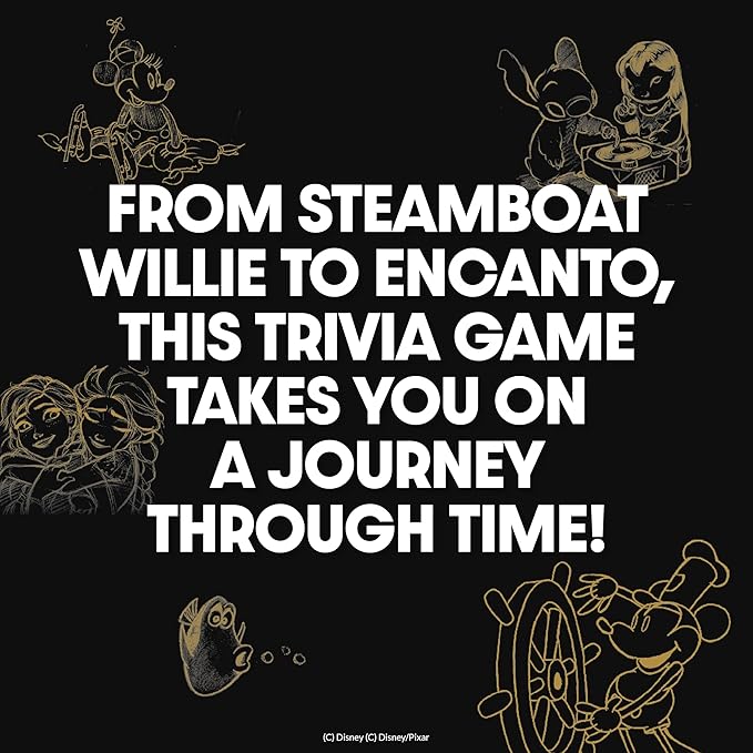 The Magical World of Disney Trivia Games – Board Games for Family Night, Multi-Player, Ages 6+