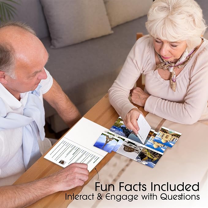 Keeping Busy Match The Photos with Fun Facts | Set 2 | Dementia Activities for Seniors | Dementia Products for Elderly Alzheimers Products for Elderly Memory Games for Seniors Memory Games for Adults