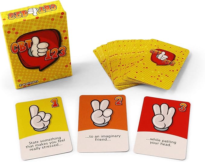 PlayTherapySupply CBT 123: The Hilariously Fun Game That Empowers Kids and Teens to Take Charge of Their Thoughts, Actions, and Emotions - Updated Version