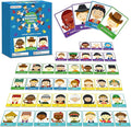 gisgfim 100 PCS Memory Matching Game Never Forget a Face Concentration Memory Card for Kids Educational Ages 3-8 A Fun & Fast Matching Games