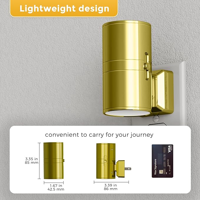 L LOHAS LED Night Light, Automatic Night Lights Plug into Wall, 2 Pack Nightlights With Light Sensor, 3000K Soft White 0-100LM Dimmable Modern Nightlight for Kids Bedroom Hallway