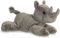 Aurora® Adorable Flopsie™ Rodney Rhino™ Stuffed Animal - Playful Ease - Timeless Companions - Gray 12 Inches
