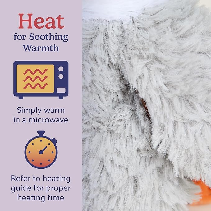 warmies Microwavable & Weighted Stuffed Animals, Mallard - Heated Stuffed Animal Plushie for Warmth & Comfort - Cute Soft Plush Toys for Adults & Children (Boys, Girls, Babies & Toddlers)