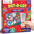 Christmas Special - Dot Stickers for Toddlers, Holiday Theme Dot Art Activity for Kids, DIY Craft Kit, Stocking Stuffers, Christmas Gift for Boys & Girls Ages 3, 4, 5, 6, 7 Year Old