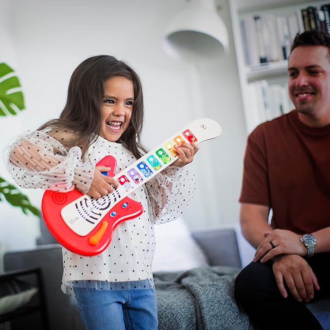 Baby Einstein Together in Tune Guitar Safe Wireless Wooden Musical Toddler Toy, Magic Touch Collection, Age 6 Months+