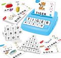 Yolscue Montessori Matching Letter Games,Educational Toys for 3-8 Year Olds Boys Girls,Alphabet Learning Toys for Kids Ages 3-8 Years,Birthday Party Gifts for 3-8 Year Olds Boys Girls(Blue)