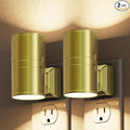 L LOHAS LED Night Light, Automatic Night Lights Plug into Wall, 2 Pack Nightlights With Light Sensor, 3000K Soft White 0-100LM Dimmable Modern Nightlight for Kids Bedroom Hallway