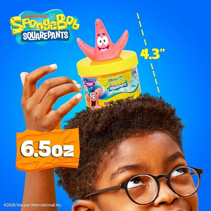 Spongebob Squarepants Patrick Butter SLIMYGLOOP, Bubblegum Scent, 6.5 oz.