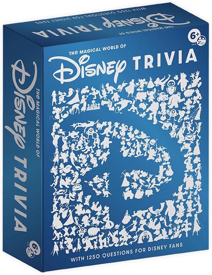 The Magical World of Disney Trivia Games – Board Games for Family Night, Multi-Player Board Game, Family Board Game, Travel Games, Disney Toys, Ages 6+