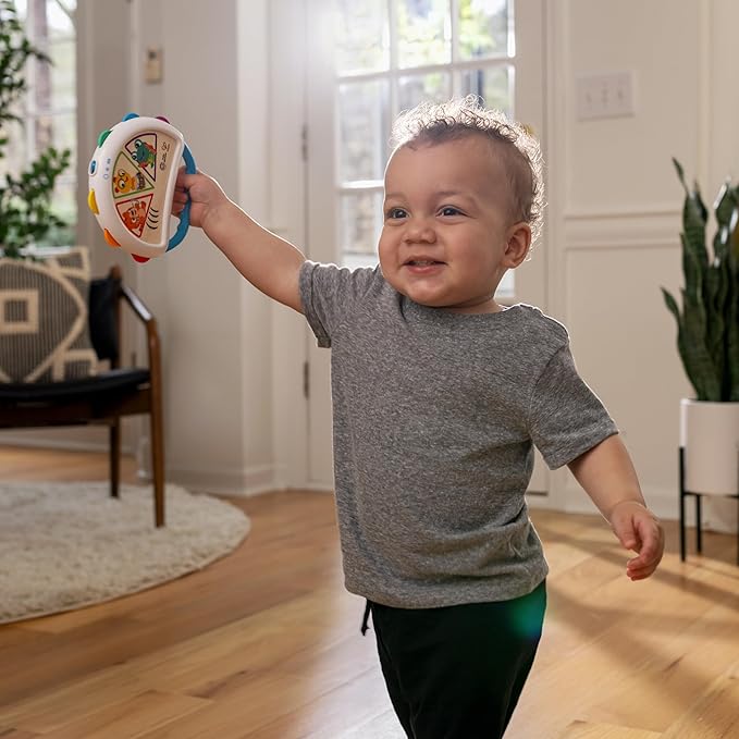 Baby Einstein + Hape Tap & Shake Magic Touch Tambourine, Ages 6 Months and Up