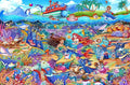 HUADADA Jigsaw Puzzles for Kids 100 Pieces, Underwater Floor Toys Montessori Learning Education Activities Birthday Gifts for Toddlers Boys Girls Ages 5 6 7 8+ Years Old (15"x10"), 1:1 Poster