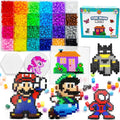 FUNZBO 5200 5mm Fuse Beads Kit - 24 Colors | 66 Patterns, School Crafts Toys for Girls Ages 8-12, Arts and Crafts for Kids Ages 6-8, Birthday Gifts for Girls Boys Age 5 6 7 8 9 10 11 12 Year Old