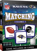 MasterPieces Sports Games - Baltimore Ravens NFL Matching Game - Game for Kids and Family - Laugh and Learn