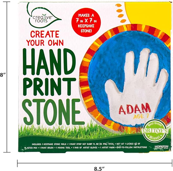 Creative Roots Create Your Own Handprint Stone by Horizon Group USA