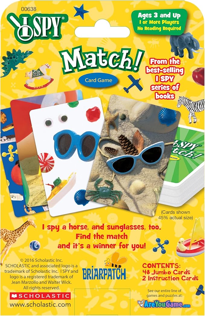 Briarpatch | I SPY Match! Card Game, Ages 3+
