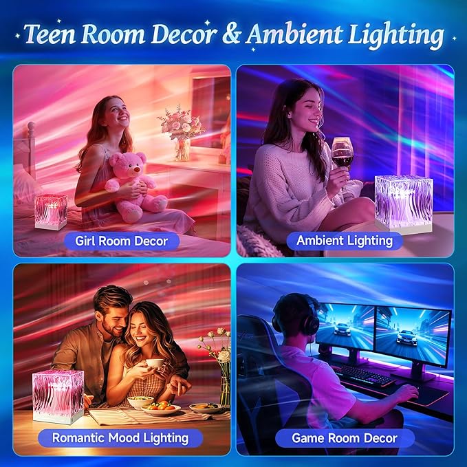 Teen Girl Gifts Trendy Stuff Northern Lights Projector, 18-Color 16th Birthday Gifts for Girls Mothers Day Gifts for Teen Girls Women, Mood Lighting, Room Light Projector for Bedroom Cute Room Decor