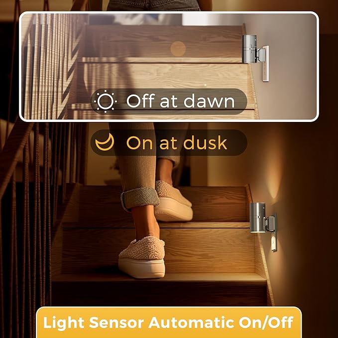 L LOHAS LED Night Light, Automatic Night Lights Plug into Wall, 2 Pack Nightlights With Light Sensor, 3000K Soft White 0-100LM Dimmable Modern Nightlight for Kids Bedroom Hallway