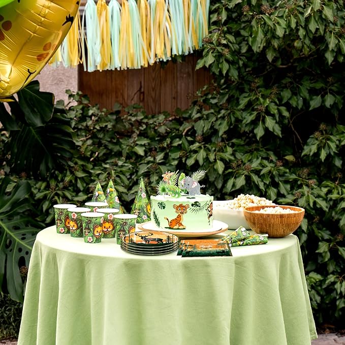 Hunting Birthday Party Decorations Hunting Camo Party Paper Plates Napkins Oh Deer Baby Shower Birthday Decorations Supplies Disposable Dinnerware Tableware for Kids