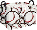 Essme Rectangular Baseball Basket, Kids Baskets,Boys Storage Bins, Kids Basket with Handles for Room Decor, Shelf Bin.( Baseball Basket)