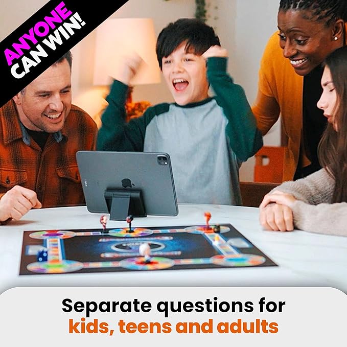 Outsmarted - The App-Connected TV Quiz-Show Board Game | Kids, Teens & Adults | Next-Level Game Night for Family & Friends | 2–24 Players | Age 8+ | 10,000+ Questions | 2026 Edition