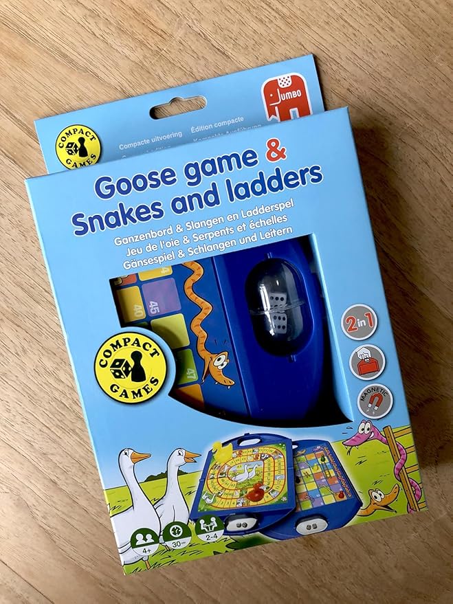 Gänsespiel & Schlangen und Leitern Kompaktspiel