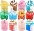 12 Pack Slime Kit - with 4 Jelly Cube Crunchy Slime, 4 Cloud Slime and 4 Butter Slime, Soft & Non-Sticky- Toys for Girls and Boys - Arty Favor, Stress Relief Toy, Classroom Reward
