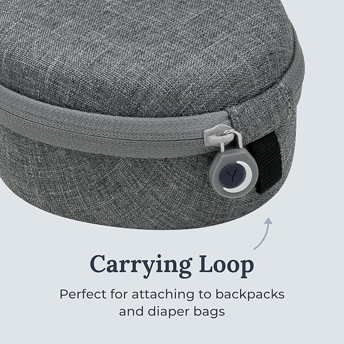 Yogasleep Crush-Resistant Travel Case for Hushh & Rohm White Noise Sound Machines, Provides Protection While Traveling, Double Stitch Zipper, Protection from Scratches & Water Splashes