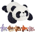 GILFWM 25" 5 Lbs Weighted Stuffed Animals Fox, Heatable and Coolable Weighted Plush with Microwavable Heating Pad,Removable Soft Washable Cute Plushie Pillow Toy Gifts for Adults and Kids