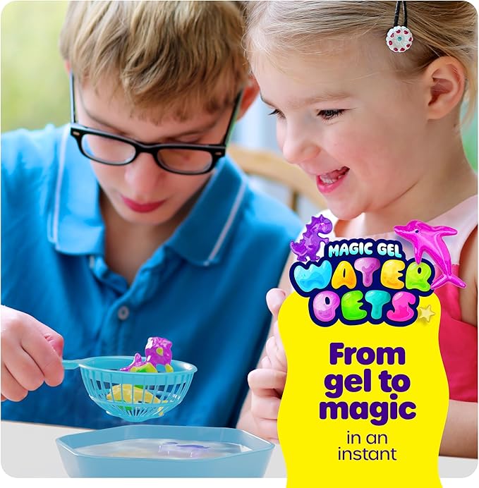 Dan&Darci Jumbo Aqua Fairy Water Gel Kit for Kids - Craft for Kids - Magic Elf Toy Kits - Water Pets - DIY Squishy Maker - Make Your Own Squishies Crafts - Gifts for Boys & Girls Ages 6-12