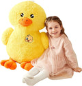 IKASA Large Duck Stuffed Animals Giant Soft Plush Toy,19" Cute Huge Jumbo Fluffy Plushy Big Size Fat Plushie,Gifts for Kids(Yellow, 19 inches)