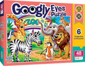 MasterPieces – 48 Piece Jigsaw Puzzle for Kids 4+ Years, Zoo Animals with Googly Eyes, Educational and Fun Game, Gift Idea for Children, 19" x 14