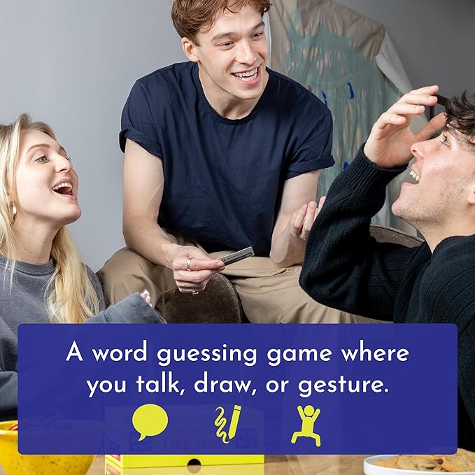 Exploding Kittens Why are You Like This? Party Edition Grab & Game, 4+ Players - Ages 7+ - 15 Minutes to Play - Talking, Drawing, & Gesturing Guessing - for Party, Family, Couples