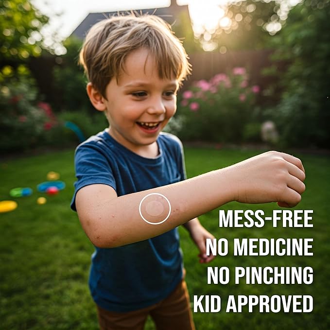 quitch Bug Bite Patches 3x27ct, Natural Itch Relief Stickers for Kids & Baby, Anti-Itch Cream Alternative, Mosquito bite Treatment, Summer Travel & Camp Essentials, Soothing After bite Patches