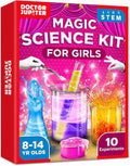 Doctor Jupiter Magic Science Kit, Chemistry Set for Kids Ages 8-10-12-14 | Easter, Birthday Gift Ideas for 8+ Boys and Girls | Toy STEM Kit with 10 Science Experiments, Magic Tricks