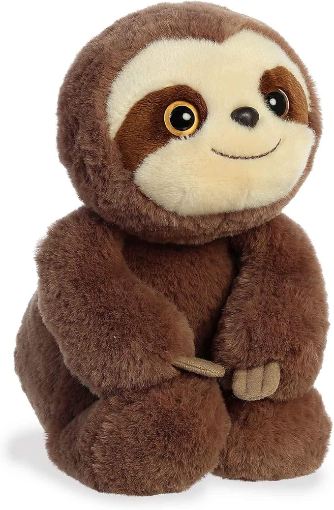 Aurora® Adorable Flopsie™ Smiles Sloth™ Stuffed Animal - Used to Create Imaginative Play Adventures - Perfect for Birthdays, Kids and Adults, All Ages - Brown 12 Inches
